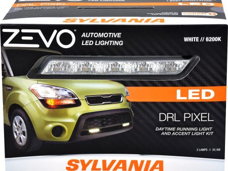 SYLVANIA ZEVO Pixilated Style LED Daytime Running Light Accent Kit Fashion