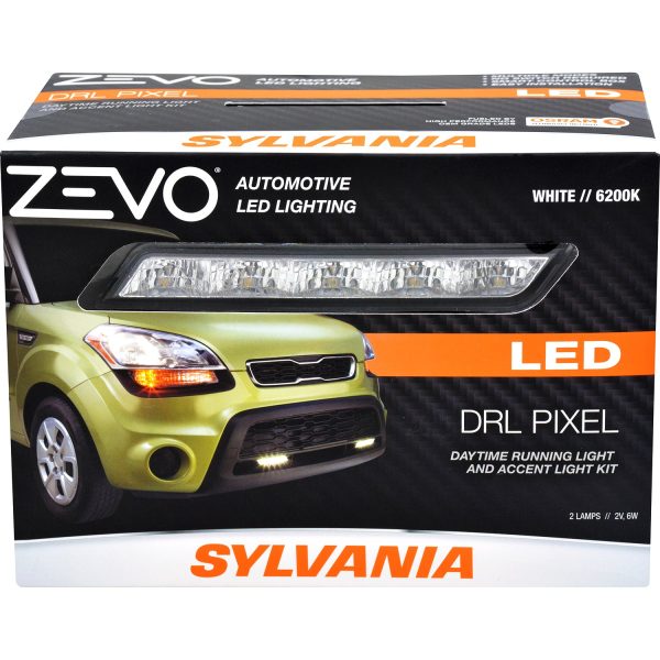 SYLVANIA ZEVO Pixilated Style LED Daytime Running Light Accent Kit Fashion