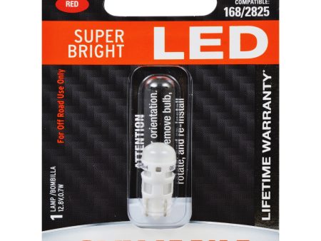 SYLVANIA ZEVO 194 T10 W5W Red LED Automotive Bulb Online now