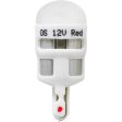 SYLVANIA ZEVO 194 T10 W5W Red LED Automotive Bulb Online now