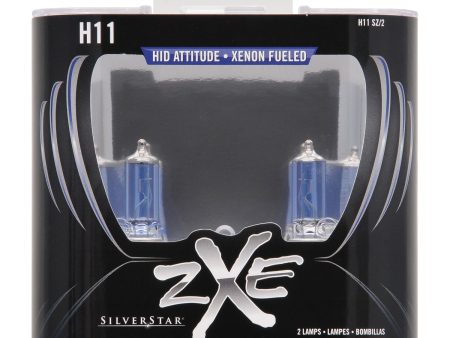 2-PK SYLVANIA H11 SilverStar zXe High Performance Halogen Headlight Bulb Online now