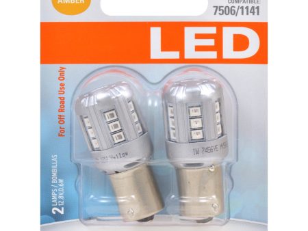 2-PK SYLVANIA 1141 Amber LED Automotive Bulb Online Sale