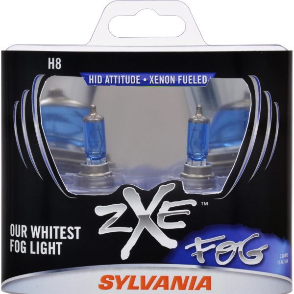 2-PK SYLVANIA H8 64212 zXe High Performance Halogen Fog Light Bulb For Sale