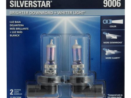 2-PK SYLVANIA 9006 SilverStar High Performance Halogen Headlight Bulb For Cheap