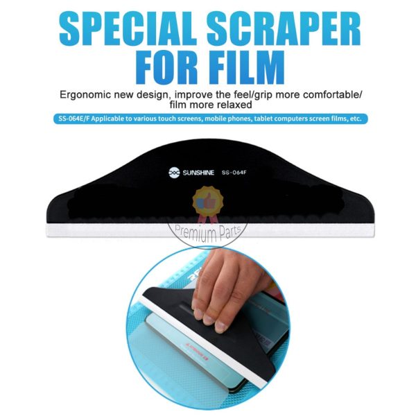 Sunshine SS-064F Mobile Phone Film Scraper Suitable for Various Touch Screens tablets laptop Screen Film Scrapers Tool For Sale