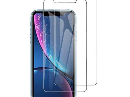 [2 Pack] Apple iPhone XR Tempered Glass LCD Screen Protector Film Guard For Sale