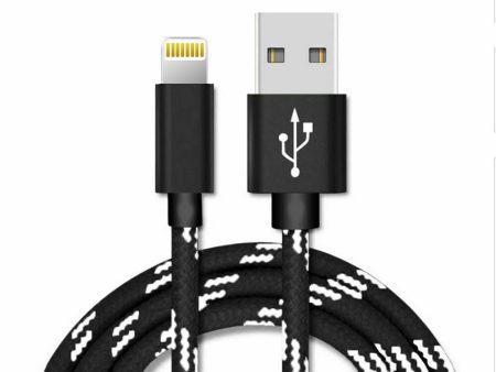 1M Black Fast Charging Lightning Data Sync Charger Cable Cord For  iPhone For Cheap