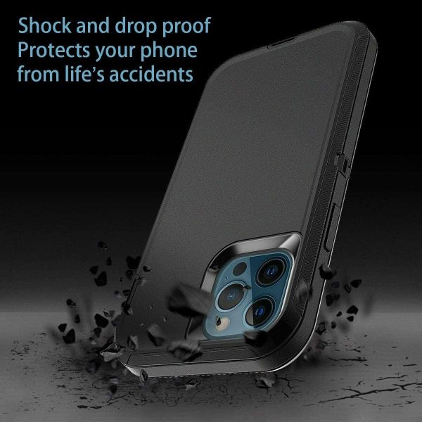 For iPhone 14 Case Rugged Hybrid Defender Armor Trades Shockproof Tough Drop Resistant Cover Cheap