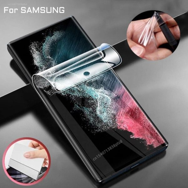 [2 Pcs] Samsung Galaxy S22 Plus 5G S22+ Hydrogel Full Cover Screen Protector Sale