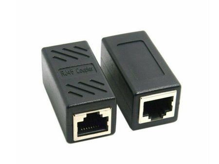 RJ45 Ethernet Coupler, 4 Pieces RJ45 Ethernet Cable Connector in Line Female to Female Coupler for Cat7 Cat6 Cat5e Cat5 Connector Online