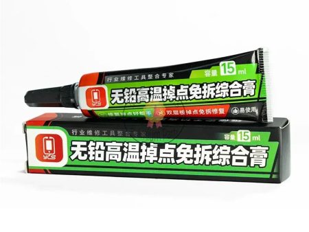 YCS Lead-free High Temperature Drop Point Free Disassembly Comprehensive Paste for Mobile Phone Repair Welding Repair Flux Tools Online