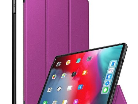 Apple iPad 12.9 3rd Gen 2018 Folio Smart Leather Magnetic Stand Case Cover (Purple) Online Hot Sale