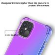 For Apple iPhone 11 Clear Rainbow Case Shockproof Tough Gel Transparent Colorful Heavy Duty Phone Back Cover (Pink +Green) Online Hot Sale