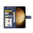 Samsung Galaxy S23 Plus Wallet Case Flip Leather Card Slots Magnetic Stand Cover (Navy Blue) Online