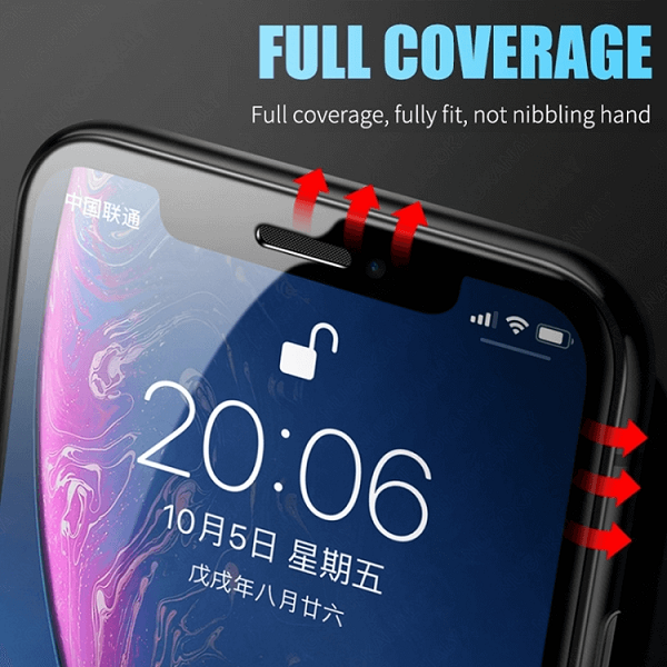 2X 9D Apple iPhone XR Full Cover Soft Ceramic Film Screen Protector (Black) Online Hot Sale