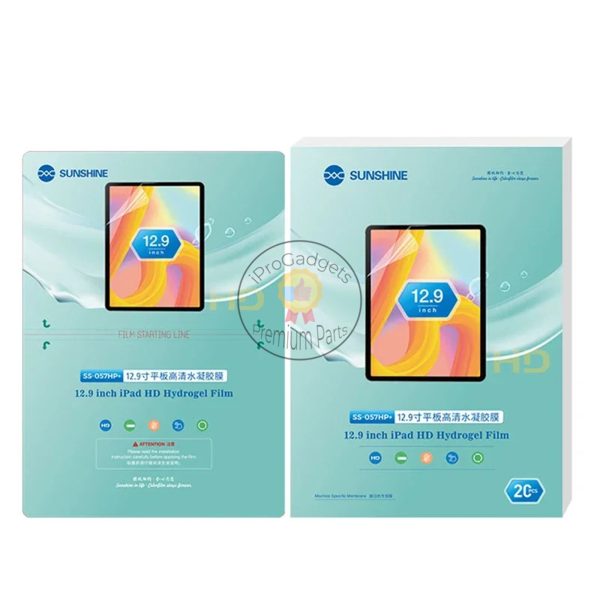 Sunshine SS-057HP SS-057HP Plus Tablet Film 12.9 inch Protector 11 inch Ultra HD High Definition Flat Lamination Fully Screen Film 20 Pcs Box For Sale