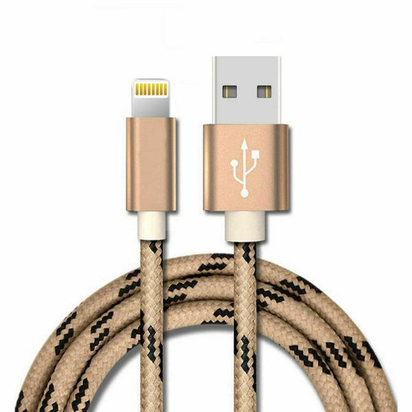 2M Gold Fast Charging Lightning Data Sync Charger Cable Cord For iPhone For Discount