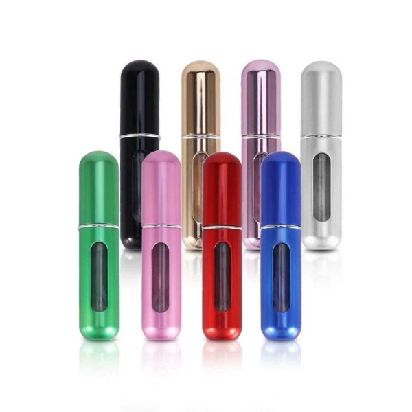 5ML Perfume Travel Refillable Mini Bottle Refillable Portable Perfume Atomizer Mini Perfume Aerosol for Trip Fragrance Empty Spray Bottle Scent Pump Case (Red) Discount