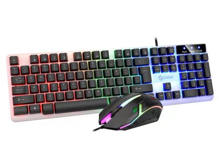 New GTX350 Glow Keyboard Mouse Set Suspended Keyboard Mechanical Hand Game Mouse Online Sale