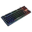 Gaming keyboard Wired Gaming Mouse Kit K87 Wired 87 Keys Mechanical With RGB Hot on Sale