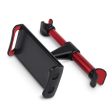 Universal Car Back Seat Phone Holder Mount 360 Flexible Stand For Phone Tablet iPad (Red) Cheap