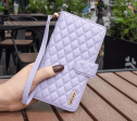 For Samsung Galaxy S23 Diamond Quilted Leather Zipper Wallet Flip Protective Case Cover – Purple Online Hot Sale