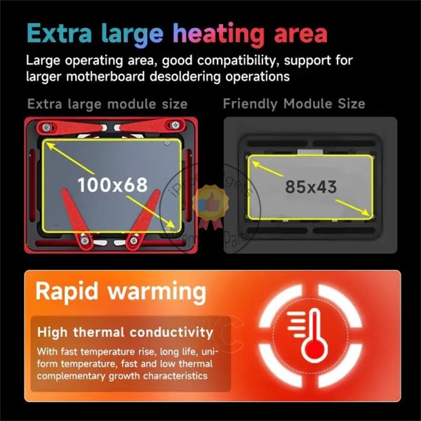 Xinzhizao XZZ L2023 Preheater Desoldering Station for iPhone X - 15PM Android Dot Matrix Motherboard Chip Soldering Repair Tools Sale