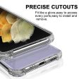 Samsung Galaxy S21 FE Clear Case Shockproof Tough Gel Transparent Air Cushion Heavy Duty Phone Back Cover For Cheap