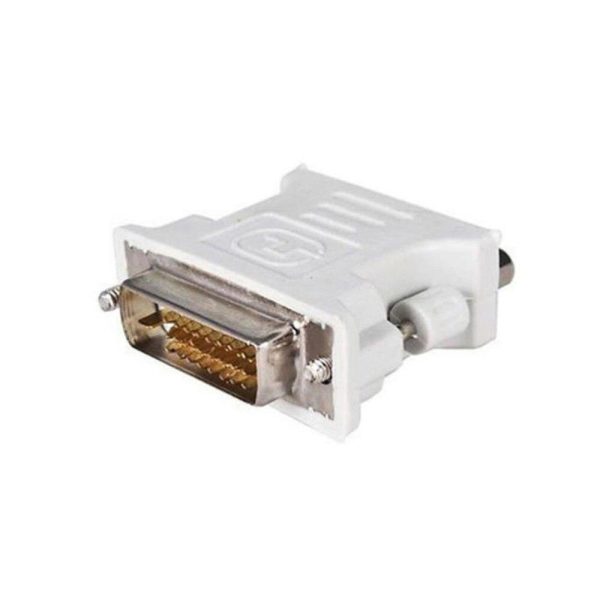 DVI to VGA Adapter, 1080p DVI-D 24+5 Pin Male to VGA 15Pin Female Active Cable Adapter Converter Sale