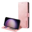 Samsung Galaxy S23 Wallet Case Flip Leather Card Slots Magnetic Stand Cover (Rose Gold) Sale