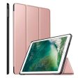 Apple iPad 12.9 2nd Gen 2017 Folio Smart Leather Magnetic Stand Case Cover (Rose Gold) Online Sale