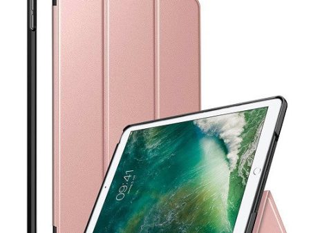 Apple iPad 12.9 2nd Gen 2017 Folio Smart Leather Magnetic Stand Case Cover (Rose Gold) Online Sale