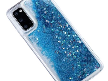 Samsung Galaxy S21 5G Smart Shockproof Dynamic Liquid Bumper Glitter Stars Case Cover Online Hot Sale