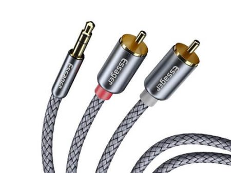 Essager RCA Audio Cable Stereo 3.5mm to 2RCA Cable Male To Female AUX RCA Jack For Audio Sale