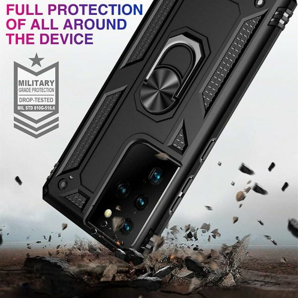 Samsung Galaxy S21 Plus 5G Case Magnetic Ring Holder Rugged Shockproof Kick Stand Case Heavy Duty Protective Back Cover Galaxy S21+ Online now