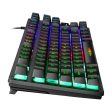 Gaming keyboard Wired Gaming Mouse Kit K87 Wired 87 Keys Mechanical With RGB Hot on Sale