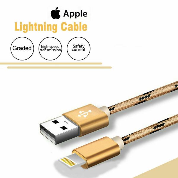 1M Red Fast Charging Lightning Data Sync Charger Cable Cord For iPhone For Cheap