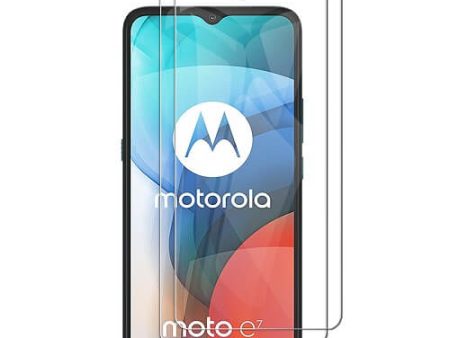 [2 Pack] Motorola moto E7 Tempered Glass LCD Screen Protector Film Guard Online Hot Sale