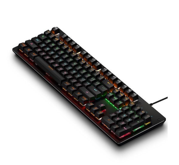 104 Keys Keyboard Gaming Mechanical Feel K880 Keyboard Wired With LED Backlit Cheap