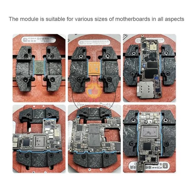 YCS-H03 Mini Fixture Mobile Phone Motherboard Chip BGA Clamp Multi-function Glue Removal BGA Soldering Adjustable PCB Clamp Online