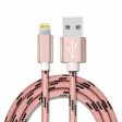 2M Rose Gold Fast Charging Lightning Data Sync Charger Cable Cord For iPhone For Discount