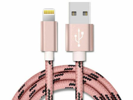 2M Rose Gold Fast Charging Lightning Data Sync Charger Cable Cord For iPhone For Discount