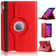 Apple iPad Mini 5 Smart Leather Case Rotating 360 Degree Stand Cover (Red) Online Hot Sale