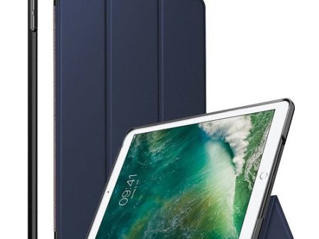 Apple iPad 12.9 2nd Gen 2017 Folio Smart Leather Magnetic Stand Case Cover (Blue) Online Hot Sale