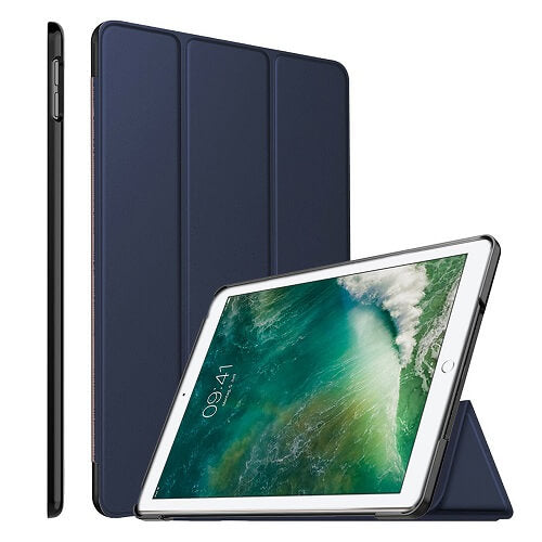 Apple iPad 12.9 2nd Gen 2017 Folio Smart Leather Magnetic Stand Case Cover (Blue) Online Hot Sale