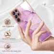 Samsung Galaxy S22 5G Case Hard back Marble Pattern Slim Design Enhanced Camera and Screen Protection Girls and Women Cover (Purple) Hot on Sale