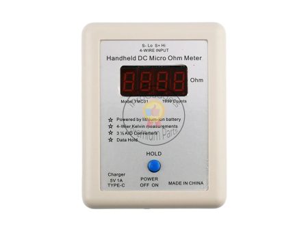 YMC01 Handheld DC Milliohmmeter Low Resistance Tester Meter Four Wire Kelvin Measurement Rechargeable For Discount