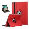 Apple iPad 5th Gen 9.7 Leather Case, Rotating 360 Degree Stand Smart Shockproof Flip Cover (Red) Hot on Sale