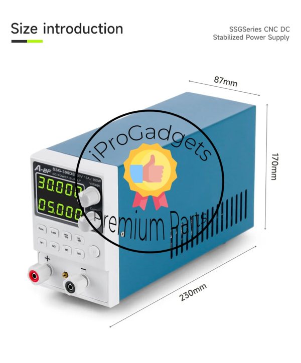 A-BF SSG-305DS Power Supply Adjustable Programmable Laboratory Bench Power Supply Fashion