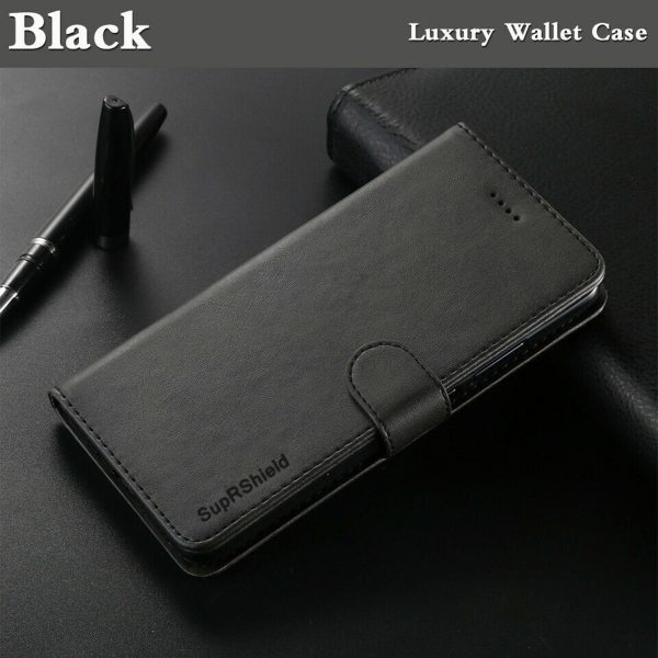 Samsung Galaxy S22 5G SupeRShield Wallet Case Leather Card Holder Flip Protective Shockproof Magnetic Case Cover Cheap